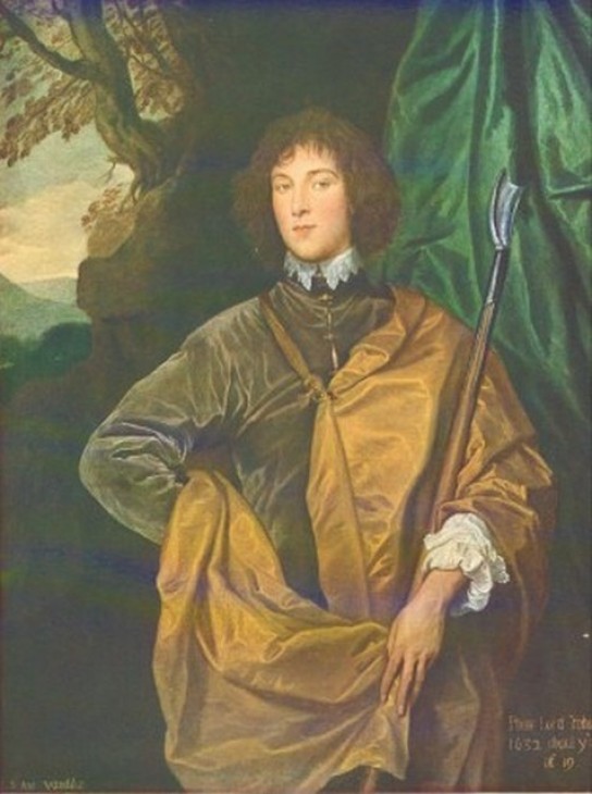 Portrait of Lord Wharton by Van Dyke. The original is in the National Gallery of Art, Washington DC.